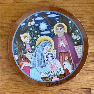 Nativity Scene Decorative Plate